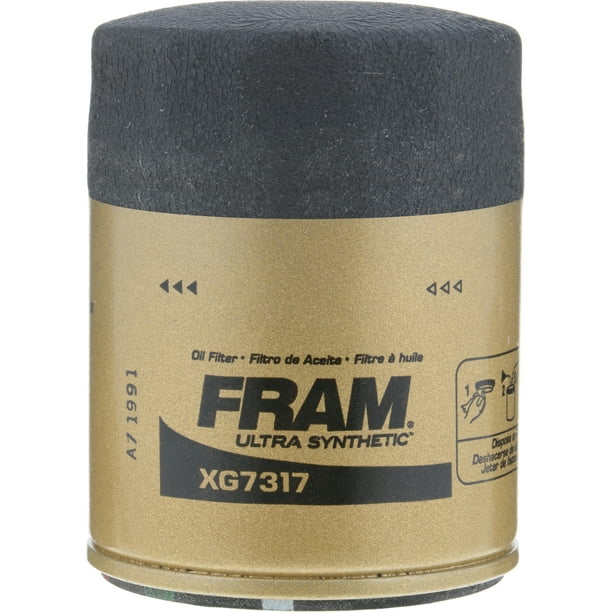 FRAM Ultra Synthetic Oil Filter, XG7317, 20K mile Replacement Oil