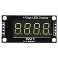 thumbnail image 2 of DQrwqpou Módulo Pantalla LED TM1637 Módulo Reloj 4 Dígitos Módulo LED Digital (blanco), 2 of 8