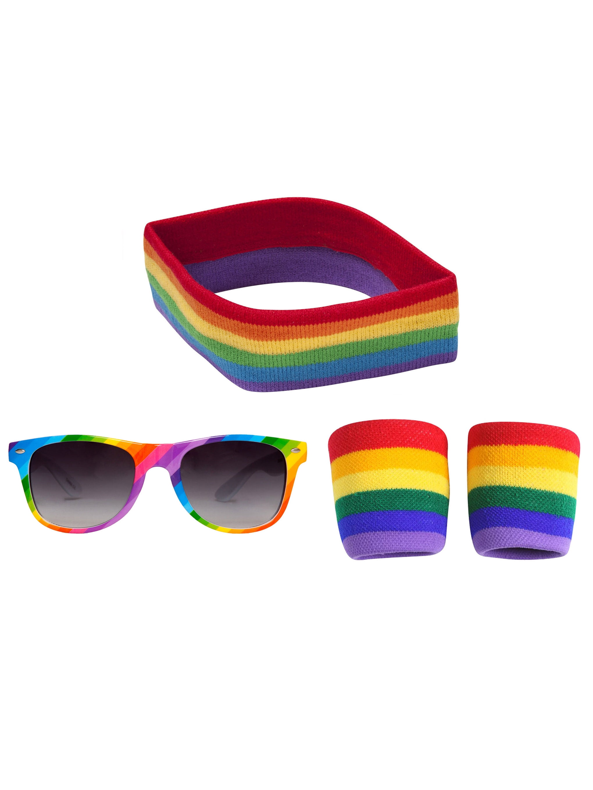 Gravity Threads Lgbtq Pride Rainbow Sunglasses Pride Kits Fc 3 Piece Set Walmart Com Gravity Threads Lgbtq Pride Rainbow Sunglasses Pride Kits Fc 3 Piece Set Walmart Com