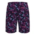 thumbnail image 6 of Naloa Purple Butterfly Men's Beach Shorts, Surfing shorts, Swim trunks, Quick Dry Swim Trunks for Surfing Beach Fun - X-Large, 6 of 9