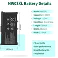 thumbnail image 2 of Batería DMKAOLLK HW03XL 41,04 Wh 11,34 V para HP Pavilion, 2 of 6