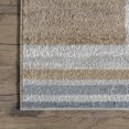 thumbnail image 4 of nuLOOM Brodee SpinClean Abstract Retro Machine Washable Area Rug, 5' 3" x 8', Brodee Beige, 4 of 7