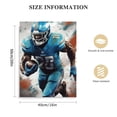 thumbnail image 2 of JEUXUS Tyreek Hill Posters Football Canvas Posters Wall Art Decor Print Picture Paintings for Living Room Bedroom Decoration  16x20 in, 2 of 5