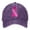 Purple, variant on ibiyuan Baseball Hats for Men Hats for Men Women's Cancer Awareness Month Printed Washed Baseball Cap for Outdoor Sports and Daily Wear