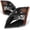 Black Housing, variant on AKKON - Fits 2007-2009 Sentra Base | S | SL | SE-R Black Headlights Driver and Passenger Side Replacement