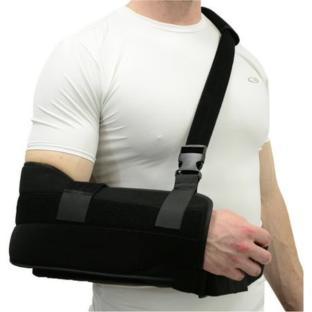 ITA-MED Super Arm Sling with Shoulder Immobilizer and Abduction Pillow, Fits Left and Right Arm