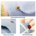 thumbnail image 3 of Guantes de lana con aislamiento térmico sin dedos para mensajes de texto para mujeres y hombres, cálidos y convertibles de punto con solapa Fäustlinge, 3 of 5
