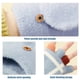 thumbnail image 3 of Guantes de lana con aislamiento térmico sin dedos para mensajes de texto para mujeres y hombres, cálidos y convertibles de punto con solapa Fäustlinge, 3 of 5