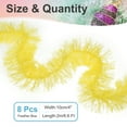 thumbnail image 2 of Uxcell 6.6Ft Feather Boa, 8 Pcs Artificial Fluffy Feather Boas Party Decorations for DIY Crafts, Wedding Costume, Christmas, Concert, Halloween, Home Decor, Yellow, 2 of 8