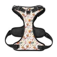 thumbnail image 5 of Lsque Vintage Autumn Pumpkins Dog Harness, No-Pull Pet Harness with 2 Leash Clips, Adjustable Soft Padded Dog Vest with Easy Control Handle for Large Dogs-Medium, 5 of 9