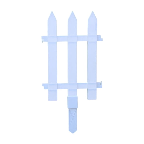 Vegetable Garden Fence Plastic PVC Outdoor Fence for Rural Courtyard and Balcony Use 10 ft L x 36 in H