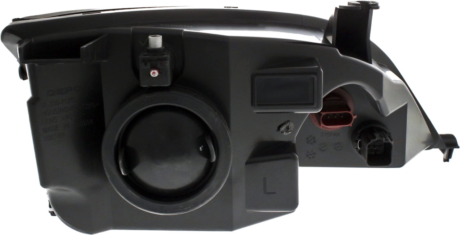 Headlight Compatible With 2005-2007 Ford Focus Left Driver Halogen With bulb(s)