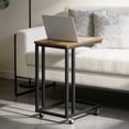 thumbnail image 3 of EDX C-Shaped End Table, Small Side Table for Couch, Sofa Table with Metal Frame for Living Room, Bedroom, Bedside, Rust, 3 of 9