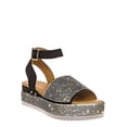 thumbnail image 2 of Nuevas sandalias brillantes con diamantes De imitación para Mujer, sandalias con plataforma De verano 2023, sandalias con correa en el tobillo para Mujer, Zapatos De Mujer, 2 of 3