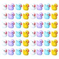 thumbnail image 1 of SHISUYAN 80Pcs Mini Resin Ducks Figures Cute Tiny Ducks Resin Miniatures Animals Model (Mixed Color), 1 of 8