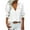 White, variant on Ashirexll Long Sleeve Shirts for Women Winter Tops Solid Color Button Down Shirt with Double Pocket Turn Down Collar