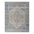 thumbnail image 4 of Unique Loom Chenille Jute Collection Area Rug - Raj (7' 10" x 10' Rectangle Blue/Ivory), 4 of 6