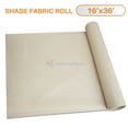thumbnail image 1 of TANG Sunshades Depot 16' x 36' Shade Cloth 180 GSM HDPE Beige Fabric Roll Up to 95% Blockage UV Resistant Mesh Net, 1 of 5