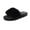 Black, variant on Penkiiy Women's Winter Leisure Plush Warm Non-slip Household Slippers Single ShoesWinter Slippers for Women and Girls