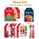 thumbnail image 4 of Combinación de tarjetas de felicitación navideñas de diferentes diseños, tarjeta de felicitación tridimensional a través de la etiqueta., 4 of 5