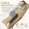 thumbnail image 5 of Easygdp Gold Drops Long Body Pillowcase - Super Soft Microfiber Body Pillow Case - Envelope Closure, Cool, Anti-Fading- 20x54 in, 5 of 8