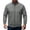 Gray, variant on Men Fleece Sweatshirts Full Zip Stand Neck Sweatshirt with Zipper Pockets Casual Long Sleeve Jackets for Men