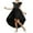Black, variant on REDARER Girls' Flutter Sleeve Hi-Low Hem Dress Formal Party Swing Dress,10-12 Years