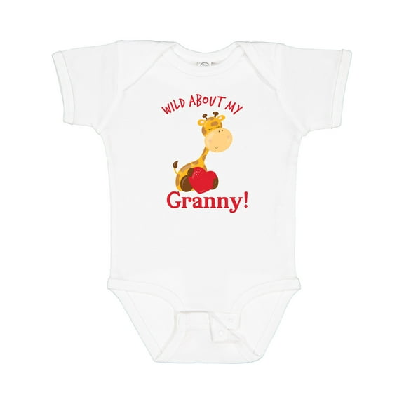 Inktastic Wild About My Granny Boys or Girls Baby Bodysuit