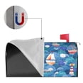 thumbnail image 2 of Naloa Watercolor Ships Mailbox Covers Magnetic Post Box Cover Post Letter Box Cover Garden Decor-21x18 in, 2 of 8