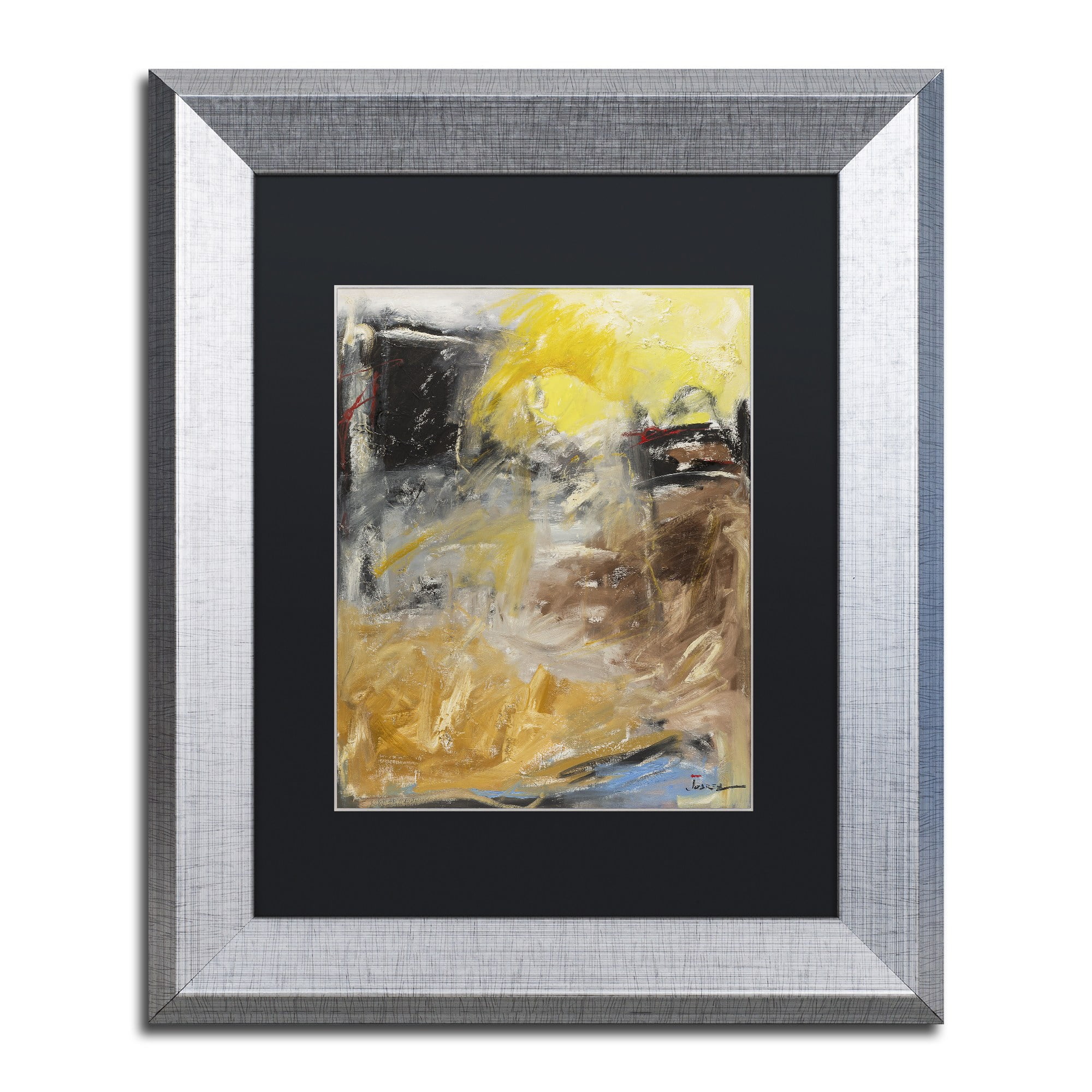 Trademark Fine Art "Minh'alma" Canvas Art by Joarez, Black Matte, Silver Frame