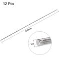 thumbnail image 2 of Unique Bargains 12Pcs M3 x 300mm Fully Threaded Rod 304 Stainless Steel Right Hand Threads, 2 of 5
