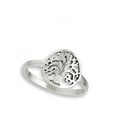 thumbnail image 4 of Filigree Oxidized Tree of Life Ring .925 Sterling Silver Band Jewelry Female Male Unisex Size 6, 4 of 4
