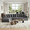 Grey, variant on Eyisean 131" L Shaped Chenille Sectional Boneless Couch with Chaise, Oversized Cloud Sectional Couch with 10 Pillows, No Assembly Required, Deep Seat Corner Curved Sofa Couches for Living Room