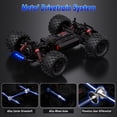 thumbnail image 5 of WOWEHICLE 1:14 RC Cars, 40+ KM/H Fast RC Monster Truck Remote Control Car with Metal Drivetrain, 4WD All-Terrain, 2 Batteries, RC Toy Car Gift for Kids, Teens & Adults, 5 of 9