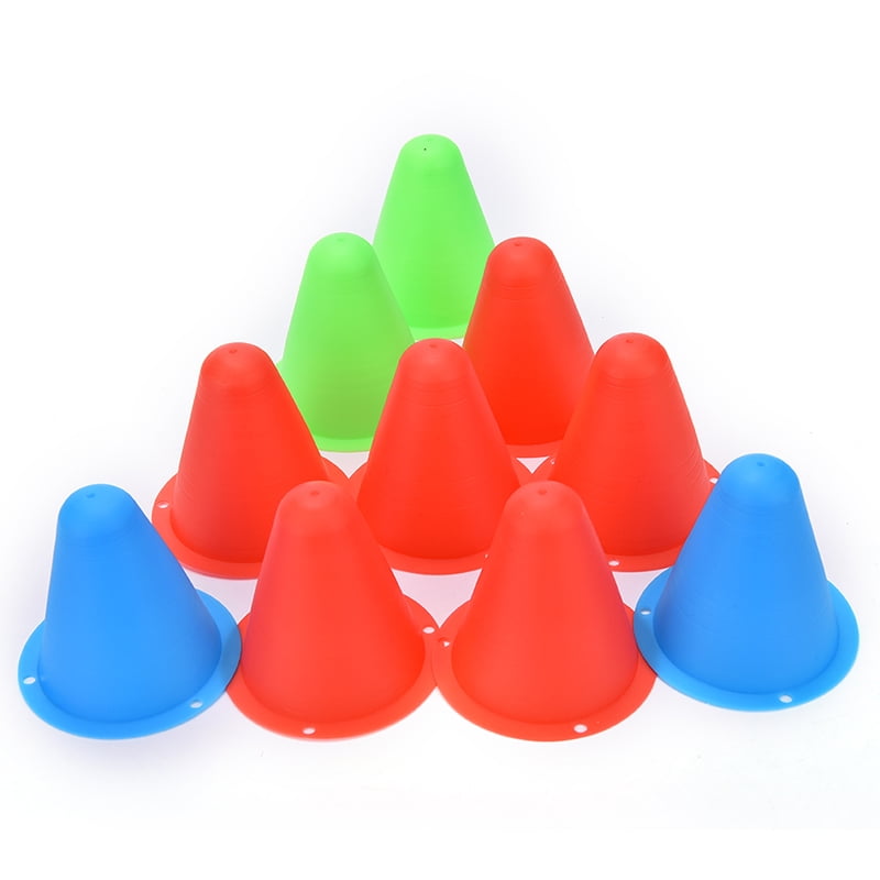 Mark Cup Skateboard Football Soccer Rugby Speed Fitness Equipment Drill 5Pcs Space Marker Cones Slalom for Inline Roller Skating