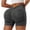 Gray, variant on Women Workout Impact Shorts Scrunch Butt Lifting Gym Seamless Booty Biker Shorts High Waisted Tummy Control Gym Yoga Shorts Gray M