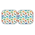 thumbnail image 7 of Balery 2 Piece Colorful Dinosaur Car Windshield Sun Shade|Foldable Front Windshield Shade for Car Front Window for Most Sedans SUV Truck-Large, 7 of 7