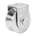 thumbnail image 6 of 5pcs 2 Inch V Type Pulley Roller 304 Stainless Steel Sliding Gate Roller Wheel Bearing for Material Handling and Moving, 6 of 8