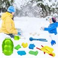 thumbnail image 4 of Kit para hacer bolas de nieve HUOGUO, juguetes de nieve de invierno para niños, 10 unidades, 4 of 5