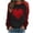 Dark Red-D, variant on Tumotour Valentine'S Day Pullover Shirts For Women Crew Neck Long Sleeves Printed Tops Casual Cute Tunic Tops Tees Blouses Loose Pullover Tops