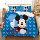 thumbnail image 2 of Juego de ropa de cama Disney Minnie Mikey Mouse, juego de cama para niños, funda nórdica con 2 fundas de almohada, regalos para niñas zhangyuxiang LED, 2 of 2