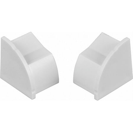 UPC: 0818165011591 | D-Line End Cap White PK2 US/ECAP22QSW