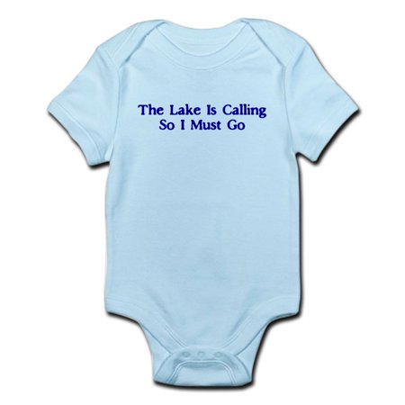 

CafePress - The Lake Is Calling So I Must Go Infant Bodysuit - Baby Light Bodysuit