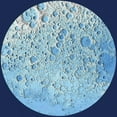 thumbnail image 3 of United States Geological Survey 12x12 Black Modern Framed Museum Art Print Titled - Unmarked Decorative Topographic Map of the Moon, North Pole, 3 of 5