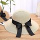 thumbnail image 4 of Women's Sun Hat Floppy Foldable Bowknot Straw Hat Summer Beach Cap UV Protection UPF50, 4 of 5