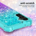 thumbnail image 4 of Compatible with Samsung Galaxy A14 5G Case Glitter Liquid Galaxy A14 5G Case for Girls Women Shiny Flowing Love Heart Clear Shockproof Case for Samsung A14 5G Liquid Blue Gradient, 4 of 7