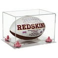thumbnail image 1 of Clear Acrylic Football Display Case with Pink Risers and Clear Base (A004-PNR), 1 of 2