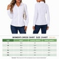 thumbnail image 5 of Womens Button Down Shirts Lapel Long Sleeve Blouses Business Work Shirt Dressy Casual Collared Tops, 5 of 7