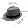 thumbnail image 3 of PMVFHDE Style Striped Print British Sun Hat for Men and Women Travel Beach Outdoor Sun Brown, 3 of 3