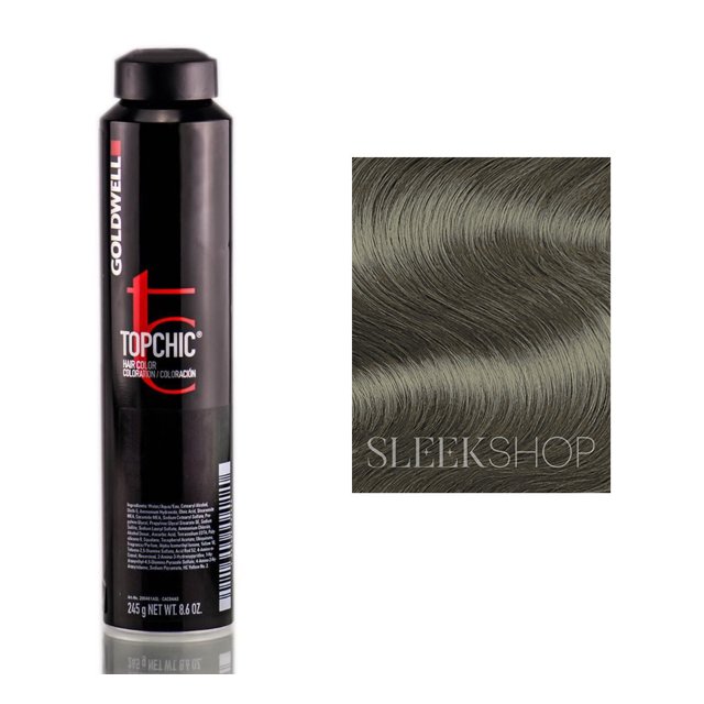 Bote para teñir el cabello Goldwell Topchic, 8.6 oz, 7SB, plateado y beige